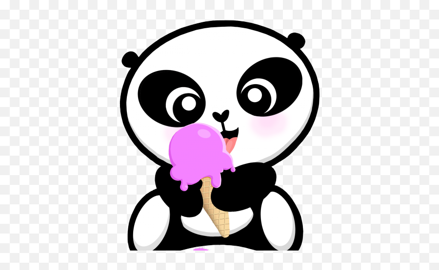 Panda Clipart Ice Cream - Happy Valentines Day Oso Panda Clip Art Panda For Day Png,Oso Png