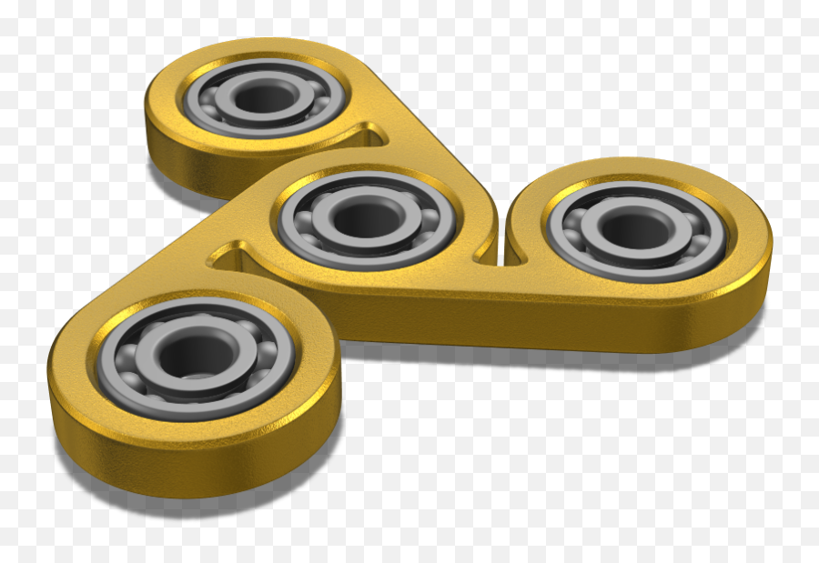 Gold Fidget Spinner Download Free Image - Fidget Spinner Png,Spinner Png