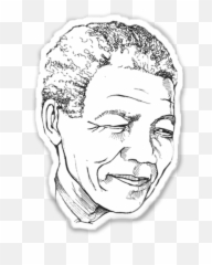 Education Hub - Nelson Mandela Pencil Drawing png