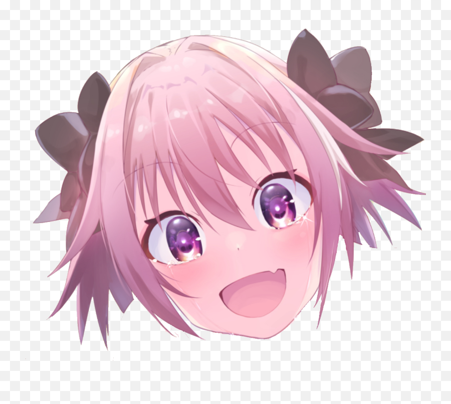 Template - Astolfo Face Png,Anime Face Png - free transparent png ...