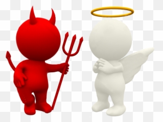 Png Royalty Free Download Not Bad - Diablito Y Angelito Png,Good Png