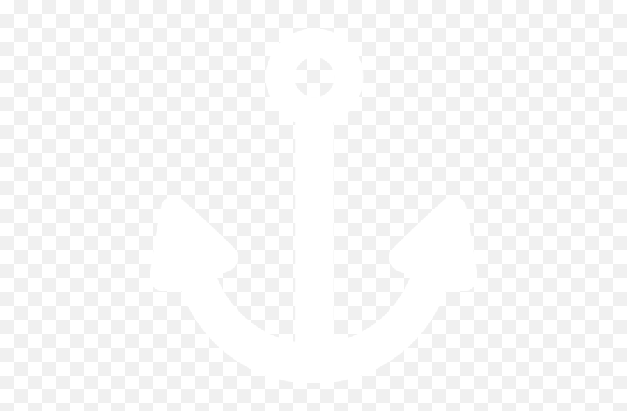 White Anchor 2 Icon - Free White Anchor Icons Anchor Icon White Png,Anchor Transparent Background
