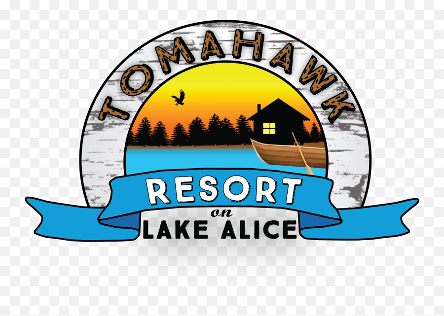 Cottage Clipart Lake - Tomahawk Resort On Lake Alice Clip Art Png,Lake Png