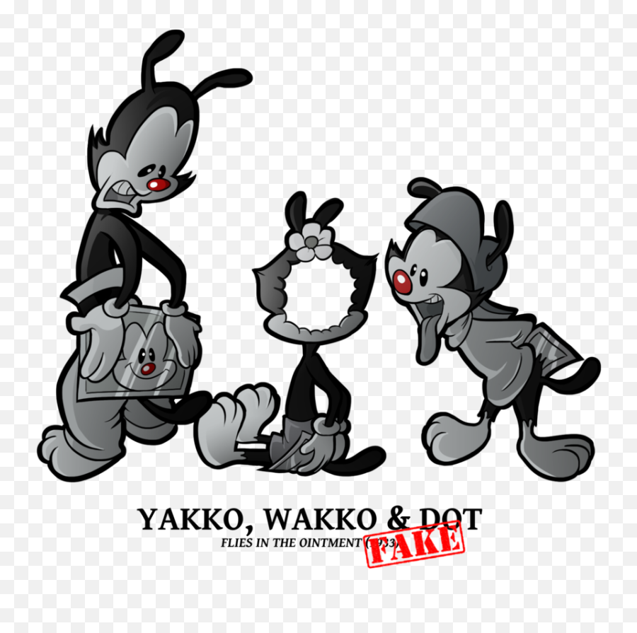 Animaniacs Yakko X Dot - Yakko Wakko And Dot Png,Comic Book Dots Png