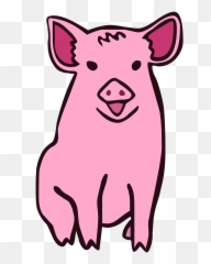 Pig Cartoon Animal - Swine Cartoon Png,Hog Png