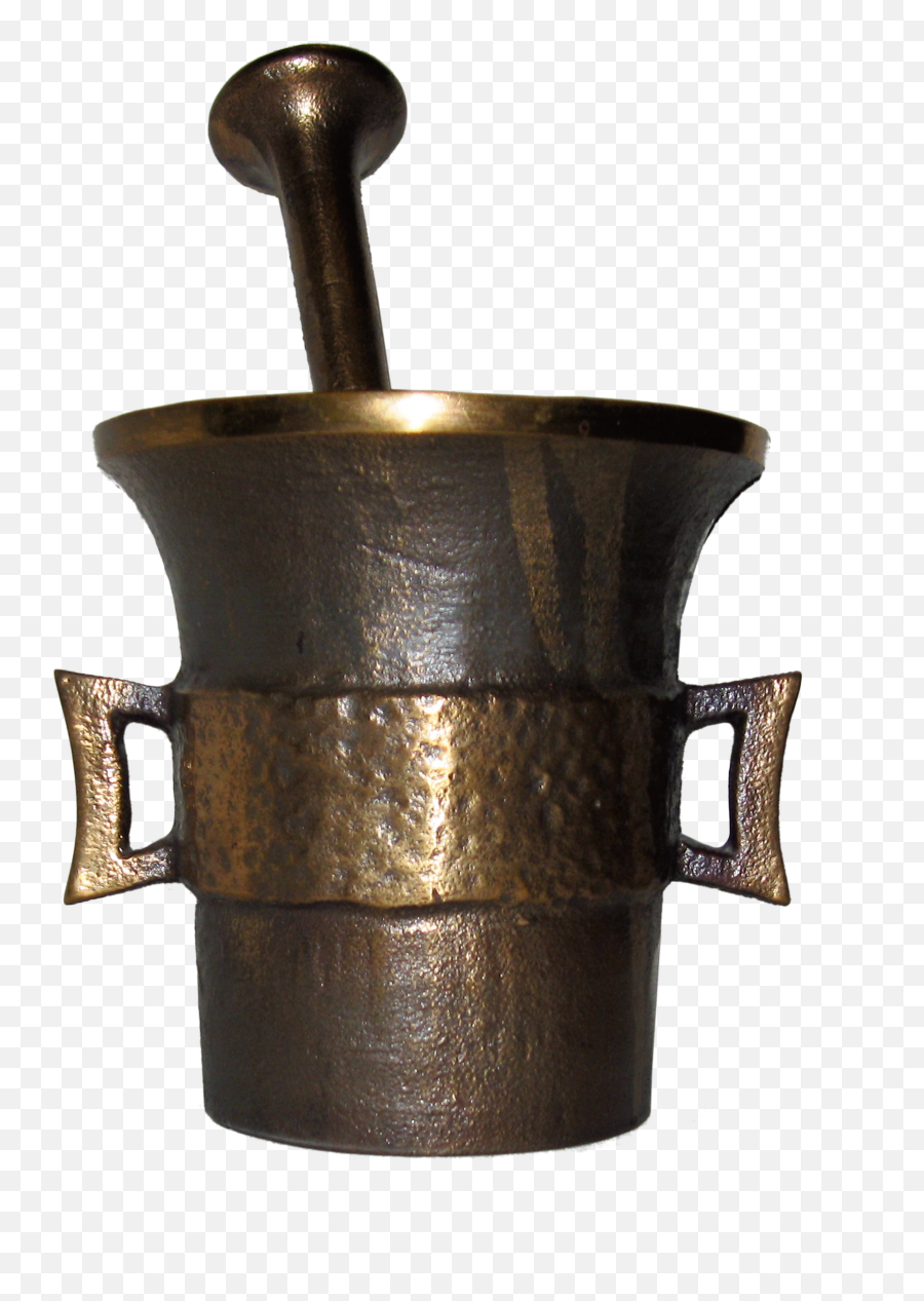 Filemortar And Pestle - Sand Casting Bronze2noshadows Brass Png,Shadows Png