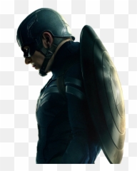 Captain America Side Profile - png
