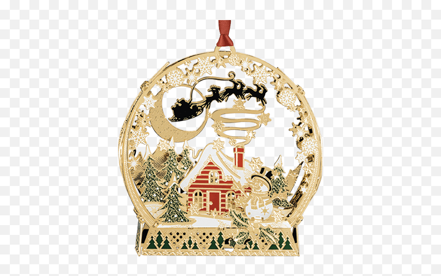 Snow Globe 3d - Snow Cabin Christmas Ornaments Png,Snowglobe Png