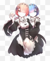 Rezero Kara Hajimeru Isekai Seikatsu Starting - Rem And Ram Transparent png