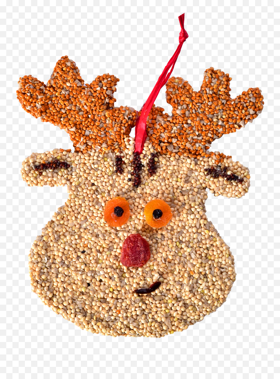 Mr Bird Rudolph Christmas Cookie - Sparkly Png,Christmas Cookie Png