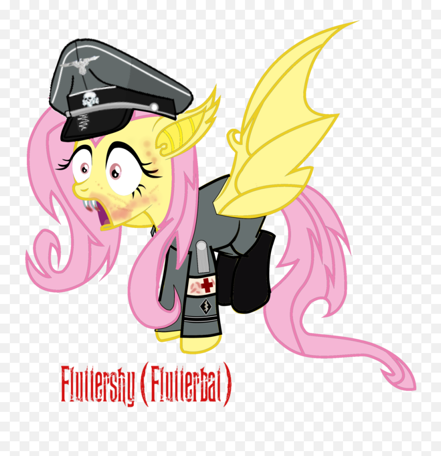 Download Forcemation Clothes Flutterbat Fluttershy Nazi - Mlp Vampire Base Png,Nazi Eagle Png