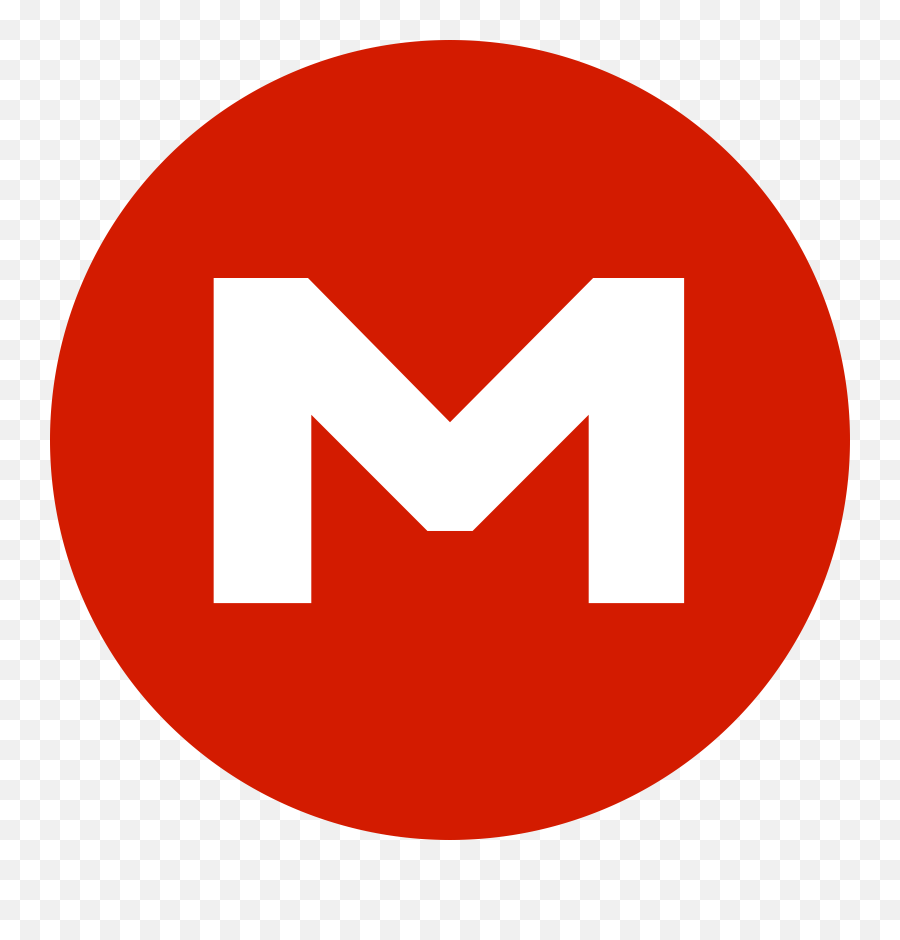 Mega Icon Logo Png Transparent Svg - Vertical,Red M Logos
