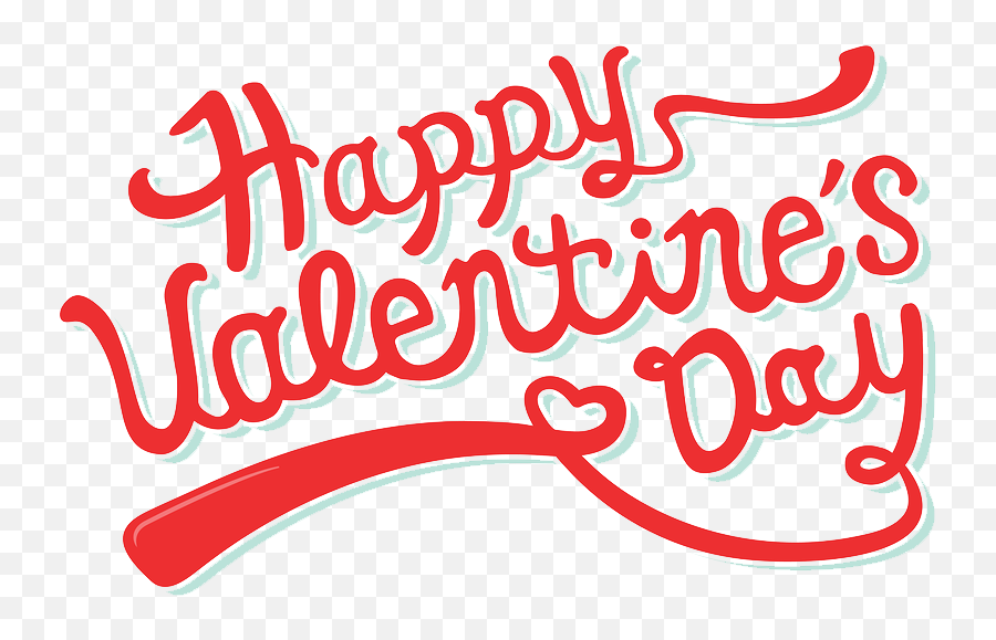 Happy Valentines Day Png - Happy Valentines Calligraphy Png,Happy Valentines Day Png