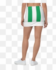 Ei - Nigerian Flag Mini Skirt 2 U2013 Emeka Ike Miniskirt Png,Nigerian Flag Png