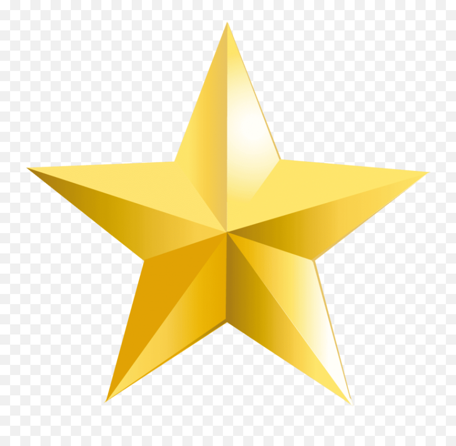 Gold Star Png Images Transparent - Yellow Transparent Background Star Png,Star Transparent Background