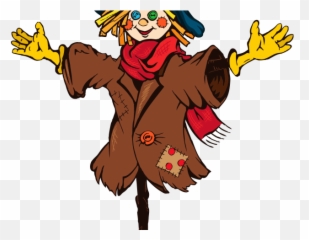 Scarecrow Clipart Pumpkin Farm - Cartoon Scarecrow Png,Scarecrow Transparent