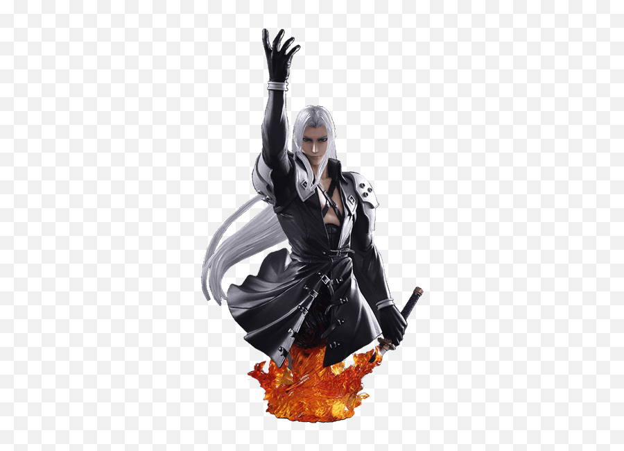 Final Fantasy Vii - Sephiroth Static Arts Bust Png,Sephiroth Png