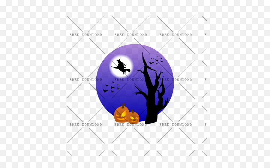 Png Image With Transparent Background - Transparent Background Halloween Cliparts,Moon Transparent Background