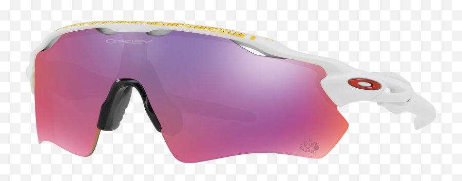 Oakley Radar Ev Path Tour De France Edition Matte White Sunglasses Dk - Oakley Radar Ev Path Price Le Tour France Png,Oakley Radar Icon Replacement