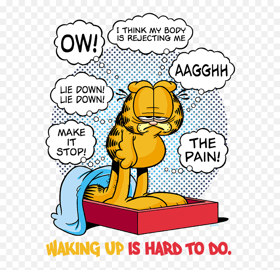 Available - Garfield Waking Up Garfield Waking Up Png,Waking Up Icon