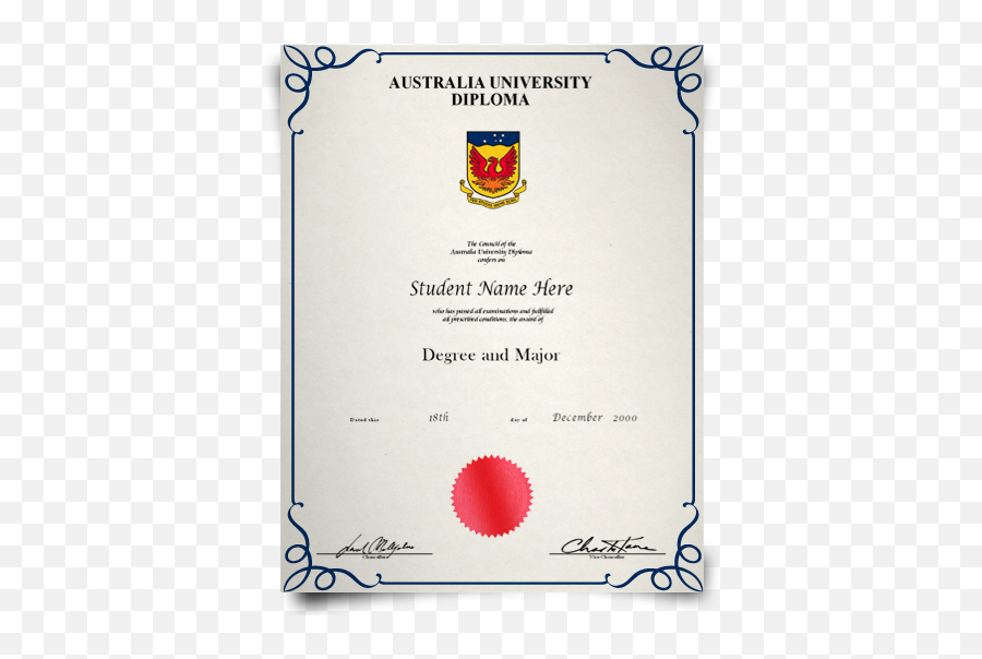 Fake Diploma From Australia University U2014 Company - Fake Medical Degree Certificate From The University Png,Doctor Doctor Australia Tv Show Folder Icon