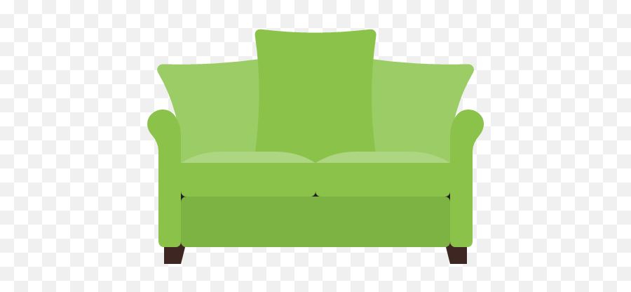 Green Home Interior Sofa Icon - Household Things Png,Green Home Icon