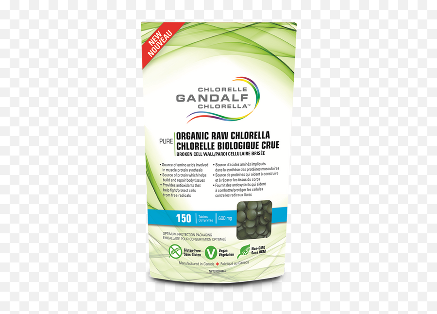 Gandalf Organic Chlorella Tablets Comprimés De Chlorelle Biologique - Medical Supply Png,Gandalf Icon