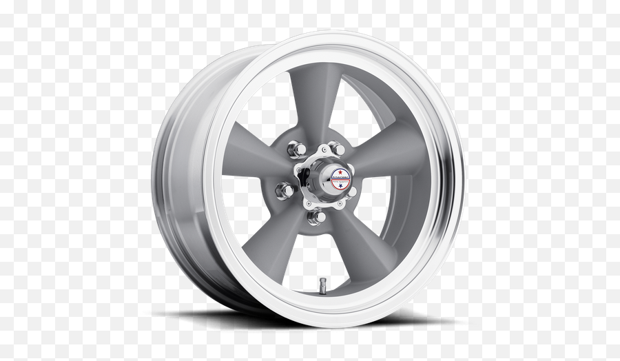 American Racing - 309 Vintage Silver W Machined Lip 17x7 0mm Offset 5x55 Bolt Pattern Vn3097776 American Racing Torq Thrust D Png,71 Icon Bronco