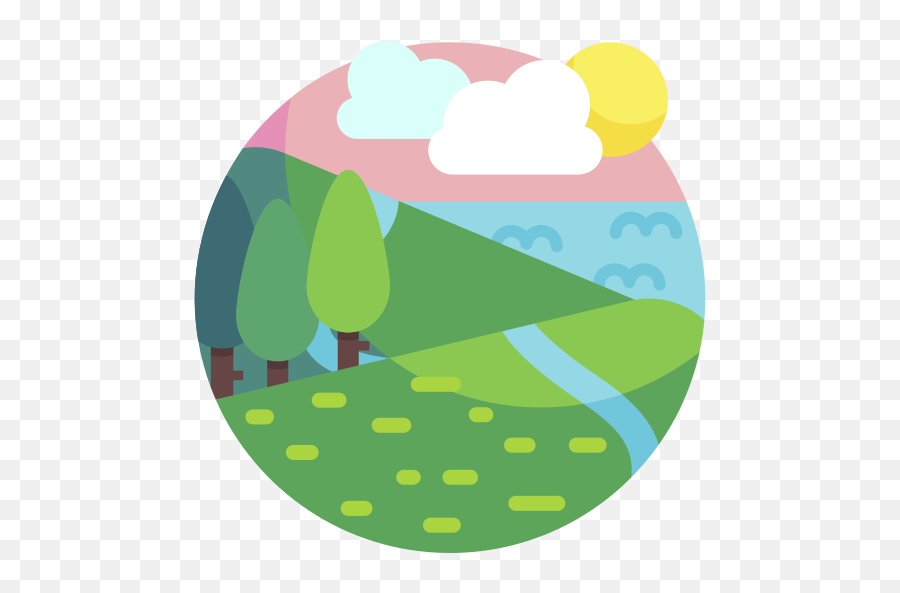 Landscape - Free Nature Icons Illustration Png,Landscaping Icon