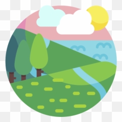 Landscape - Free Nature Icons Illustration Png,Landscaping Icon