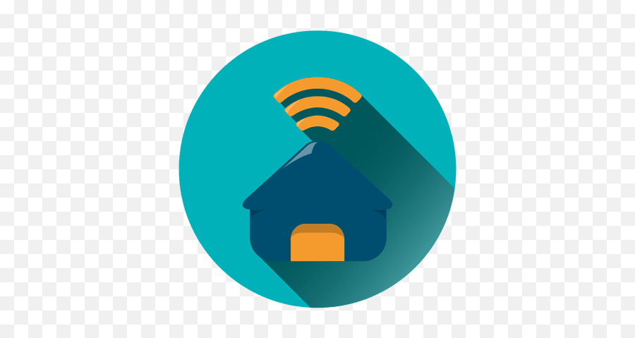House Wifi Circle Icon - Transparent Png U0026 Svg Vector File Wifi Png,Wifi Logo Png