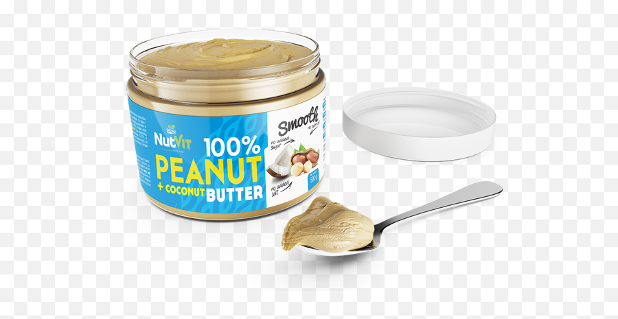 Nutvit Peanut Coconut Butter 500 - Sesame Butter Png,Peanut Transparent