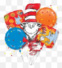 Bouquet Dr - Clipart Balloon Seuss png