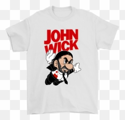 Comic Con U2013 Super Mario X Unique John Wick Shirts Png Fortnite