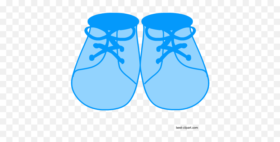 Free Baby Shower Clip Art - Baby Shoe Clip Art Png,Baby Shower Png