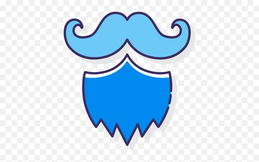 Mustache With Beard - Free Fashion Icons Language Png,Beard Icon