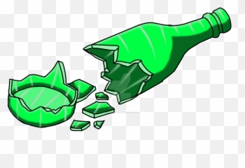 Picture - Transparent Broken Glass Bottle png