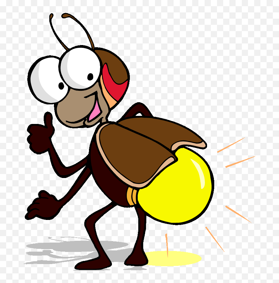 Funny Flying Bee - Lightning Bug Clipart Png Download Clip Art Lightning  Bug,Lightning Gif Transparent Background - free transparent png images -  