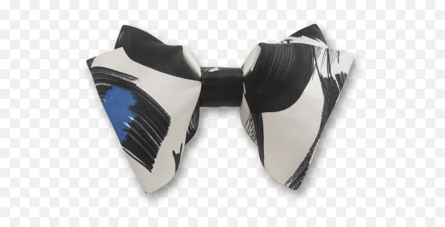 White Bow Tie Png - Wonderful In Blue White Black Ink Stick Brassiere,Black Tie Png