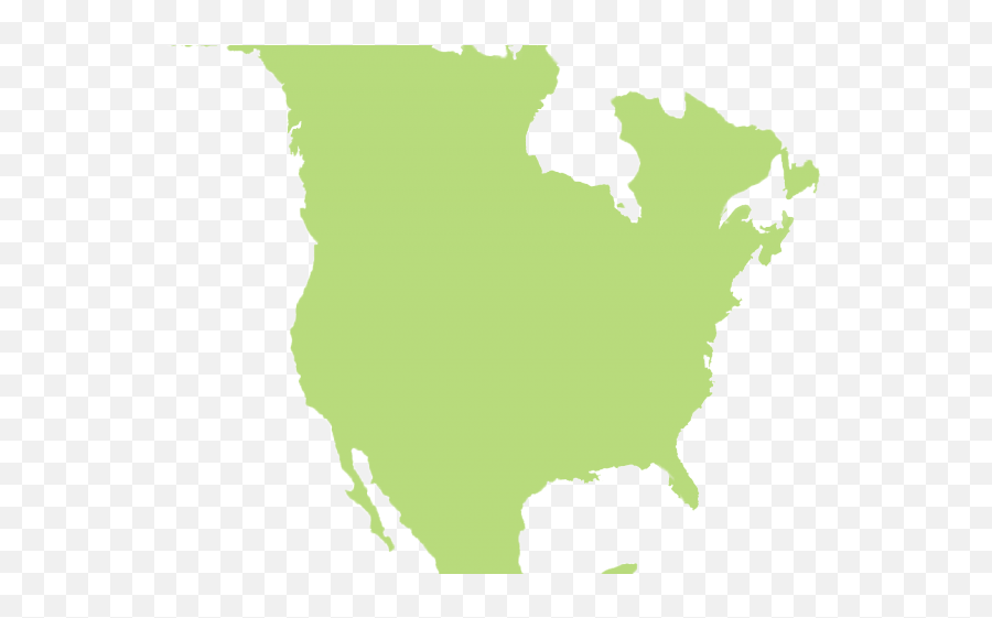 Continent Clipart North America - Usa Canada Map Icon Png,North America Png