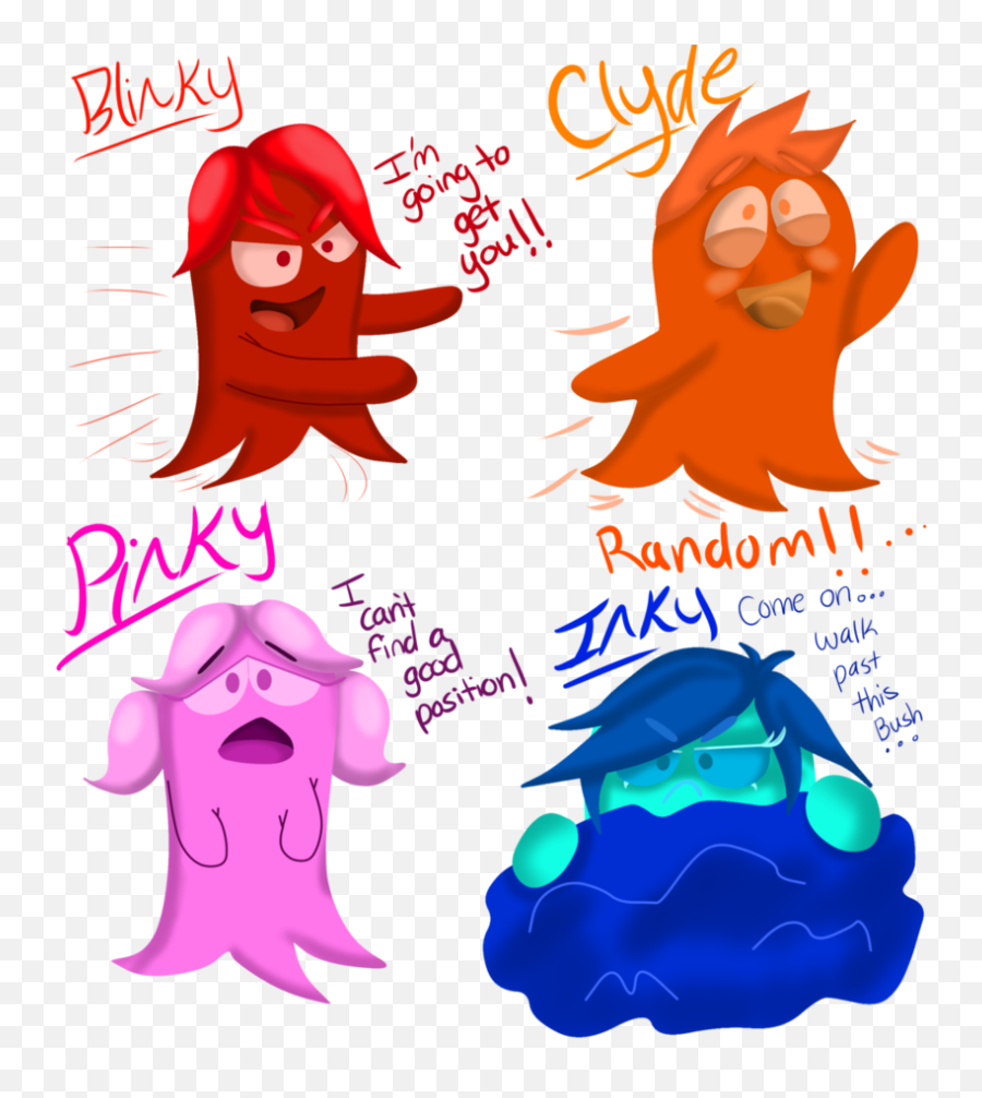 Download Pacman Ghosts Png - Pac Man Ghosts Cute Full Size Pac Man Pinky Ghost,Ghosts Png