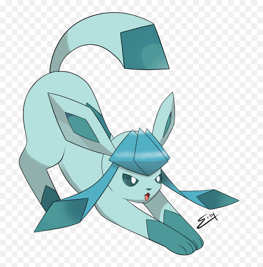 Vp - Pokémon Searching For Posts With The Image Hash Glaceon Side View Png,Glaceon Png