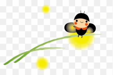 Download Firefly Vagalumes Of Vertebrate Yellow The - Cartoon Cute Firefly Png,Firefly Png