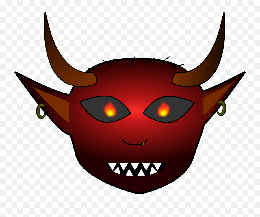 Headhornfang Png Clipart - Royalty Free Svg Png Evil Monster Clipart Easy,Devil Horn Png
