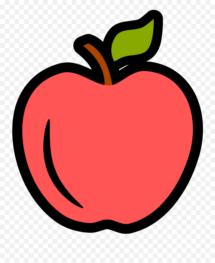 Apple Icon - Apple Icon Cartoon Png Clipart Full Size Apple Fruit Icon Png,Apple Png