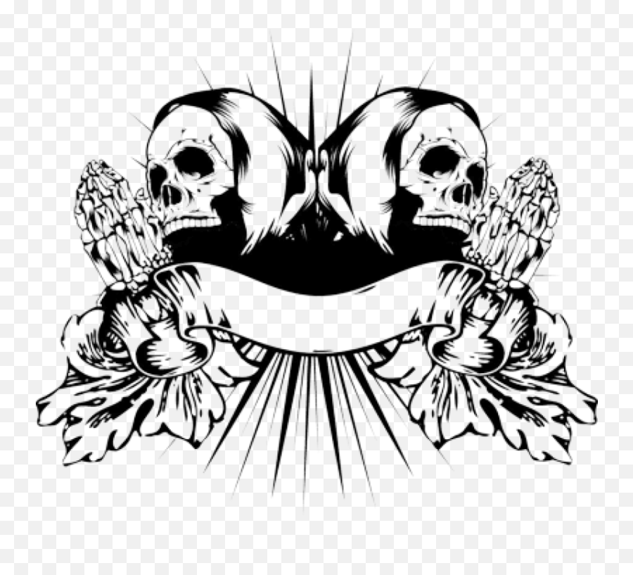 Free Png Download Praying Skull Hands Tattoo Images - Png Transparent Hand Tattoos Png,Skeleton Hand Png
