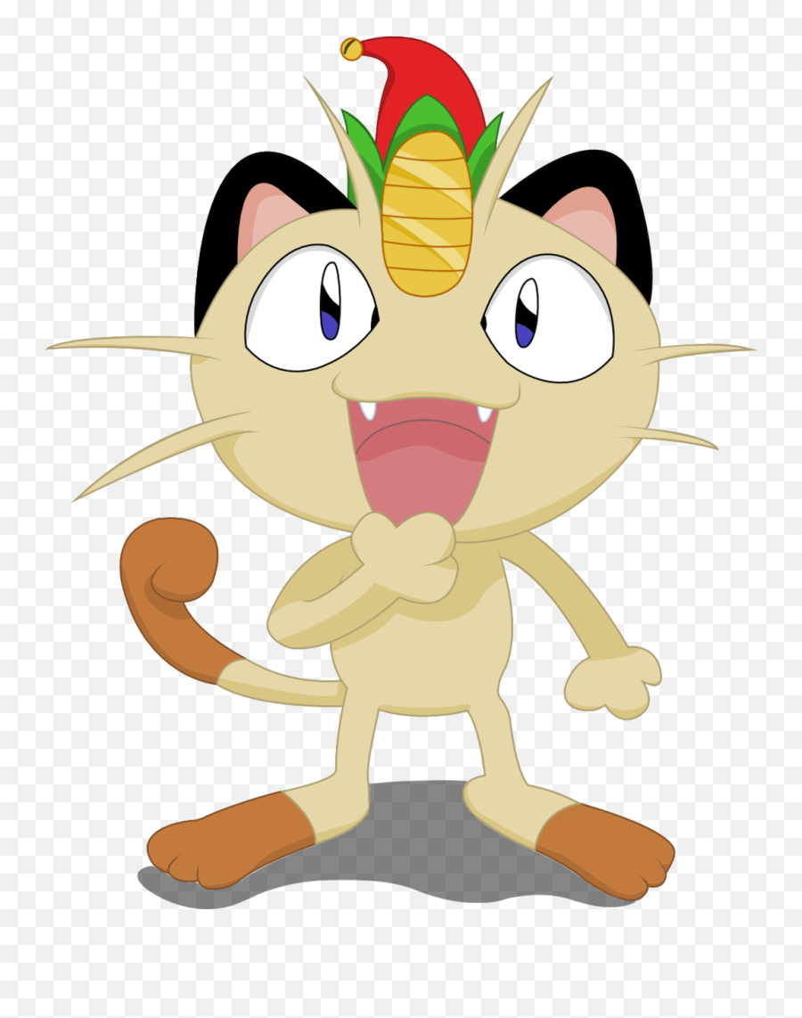 Download Meowth Christmas - Full Size Png Image Pngkit Christmas Meowth,Meowth Png