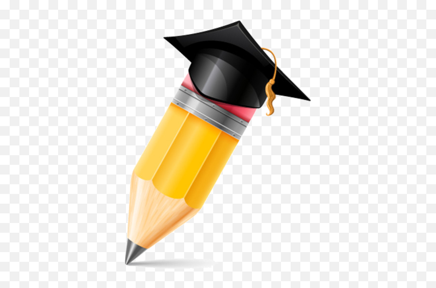 Download Graduate Drawing Pencil - Graduation Pencil Clipart Dibujos De Un Lapiz Animado A Color Png,Pencil Clipart Png