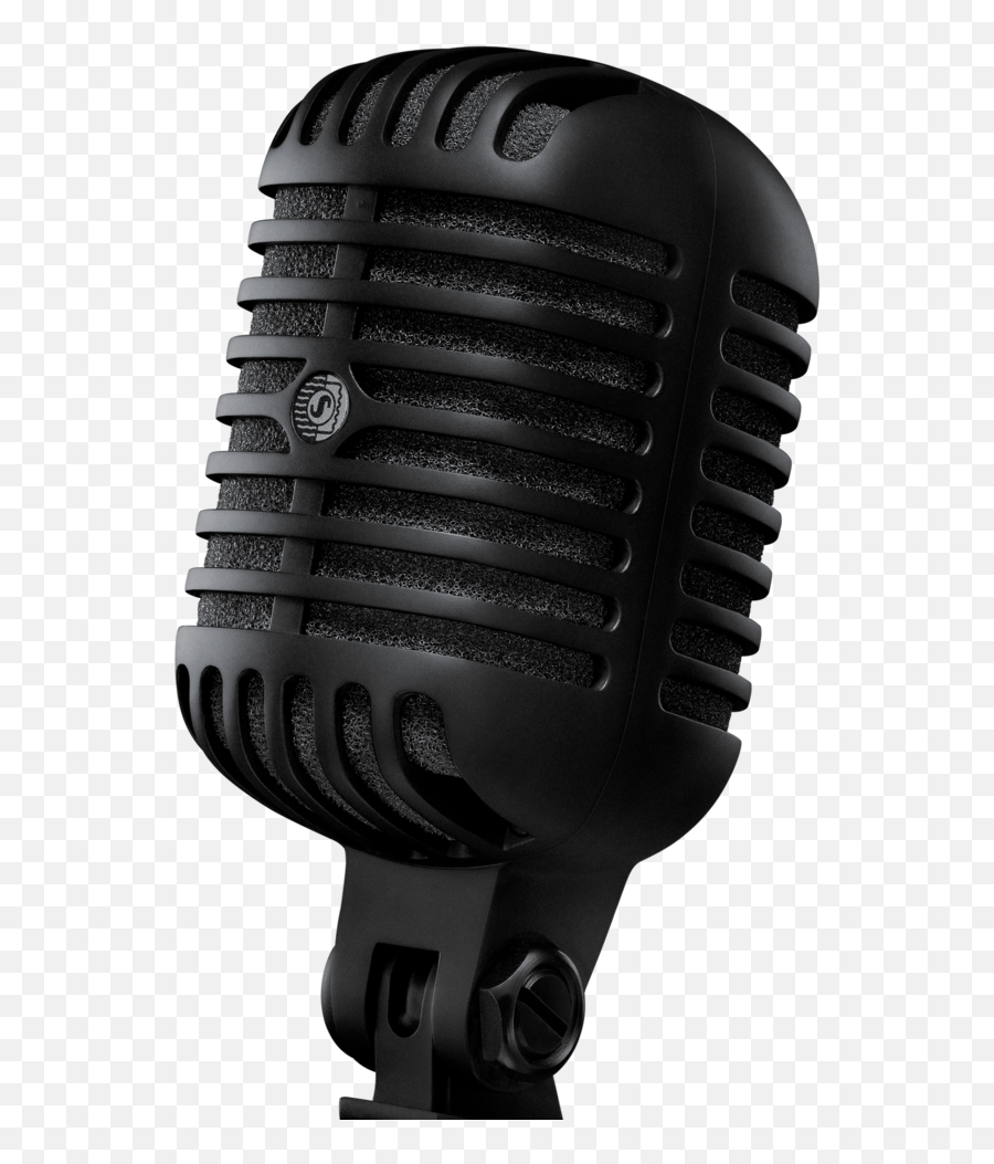 Super 55 - Shure 55 Black Edition Png,Vintage Microphone Png