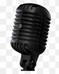 Super 55 - Shure 55 Black Edition Png,Vintage Microphone Png